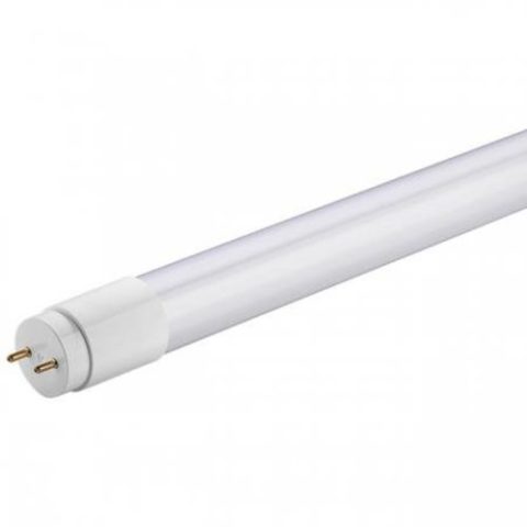 LED T8 Tube, 100-265V AC, 9W, Cool White, Replaces 18W Fluorescent, Box ...