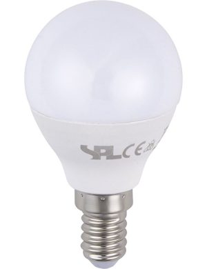 LED Ball Lamp, 100-240V 5W E14, Warm White