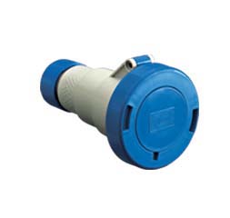 Cee-Type Connector, IP67 Watertight, Blue, 200-250V 16A 3 Pin