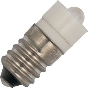 StarLED Indicator Lamp, 24/28V AC/DC, E10, White